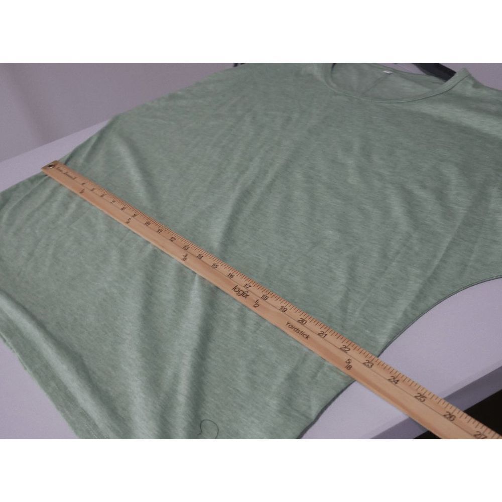 Women's Smocked Flounce Sleeve Round Neck Top #2053-D5 - Picture 5 of 8